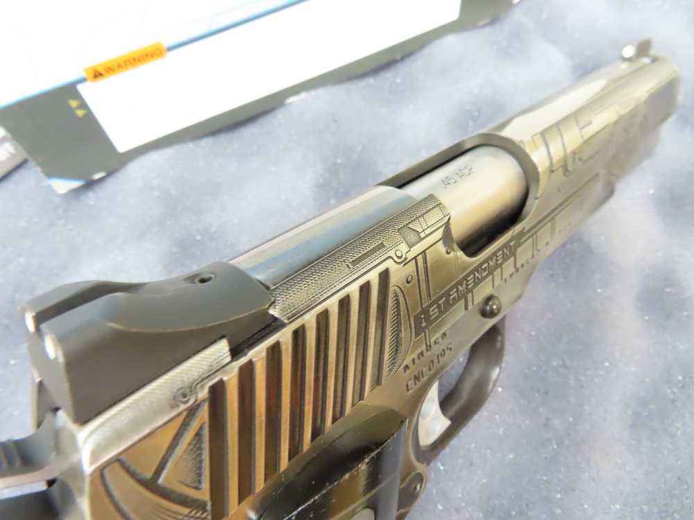 Kimber Custom 1911 .45 ACP – Limited Edition Elon Musk “First Amend 1/25  -img-33