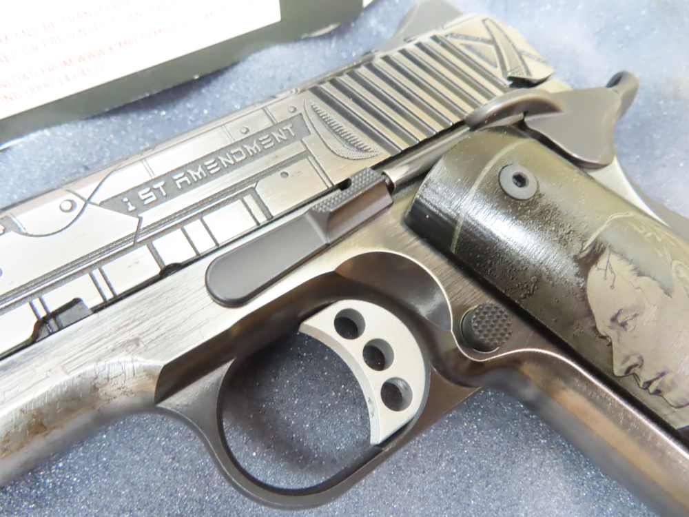 Kimber Custom 1911 .45 ACP – Limited Edition Elon Musk “First Amend 1/25  -img-13