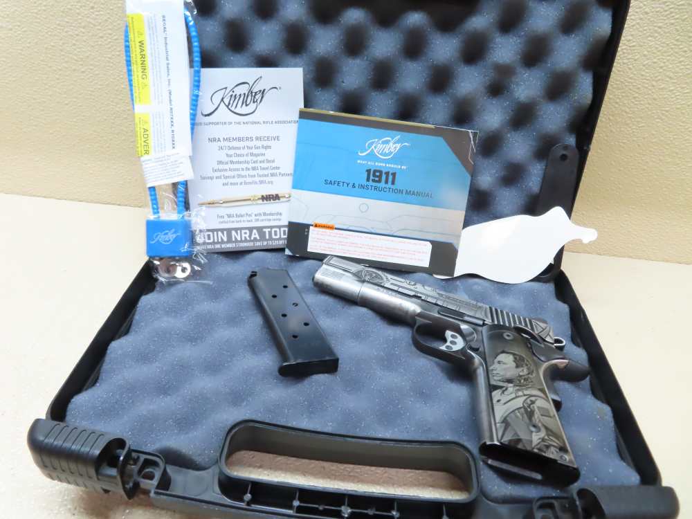 Kimber Custom 1911 .45 ACP – Limited Edition Elon Musk “First Amend 1/25  -img-0