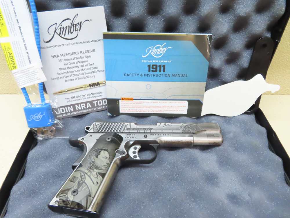 Kimber Custom 1911 .45 ACP – Limited Edition Elon Musk “First Amend 1/25  -img-16