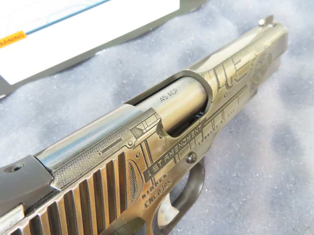 Kimber Custom 1911 .45 ACP – Limited Edition Elon Musk “First Amend 1/25  -img-34