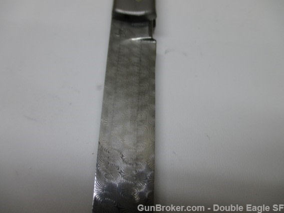 RADOS Custom Damascus STILETTO, Engnath Pinup Girl Scrimshaw  -img-18