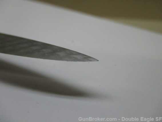 RADOS Custom Damascus STILETTO, Engnath Pinup Girl Scrimshaw  -img-22