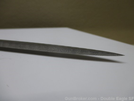 RADOS Custom Damascus STILETTO, Engnath Pinup Girl Scrimshaw  -img-19