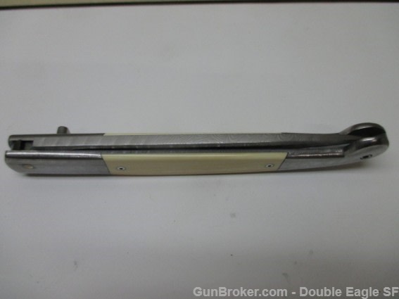 RADOS Custom Damascus STILETTO, Engnath Pinup Girl Scrimshaw  -img-35