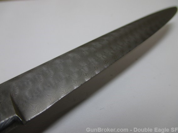 RADOS Custom Damascus STILETTO, Engnath Pinup Girl Scrimshaw  -img-23