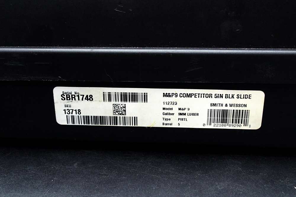 Smith & Wessson M&P9 2.0 Competitor 5" BBL Lightening Cut Metal Frame S&W-img-22