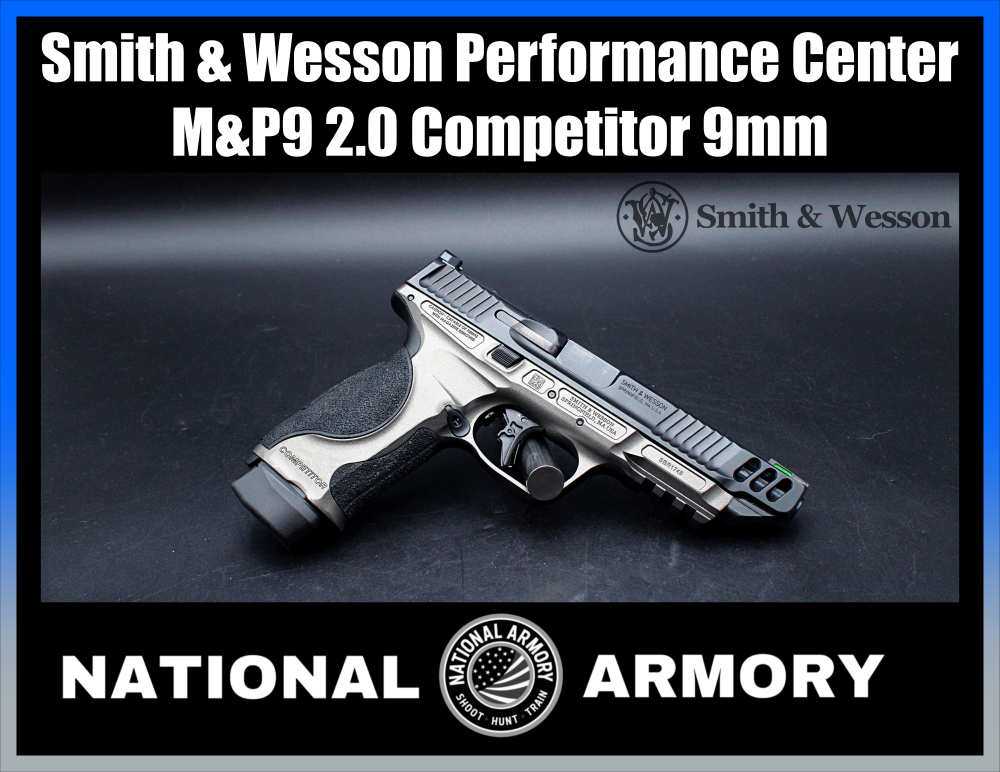 Smith & Wessson M&P9 2.0 Competitor 5" BBL Lightening Cut Metal Frame S&W-img-0
