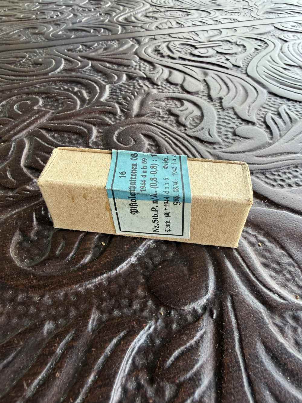 WW2 ammo 9mm original mint.  -img-1