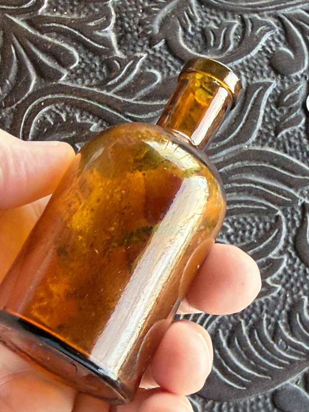 WW2 GERMAN ETHER BOTTLE "AETHER" SIGNIFICANT PIECE OF HISTORY.-img-6