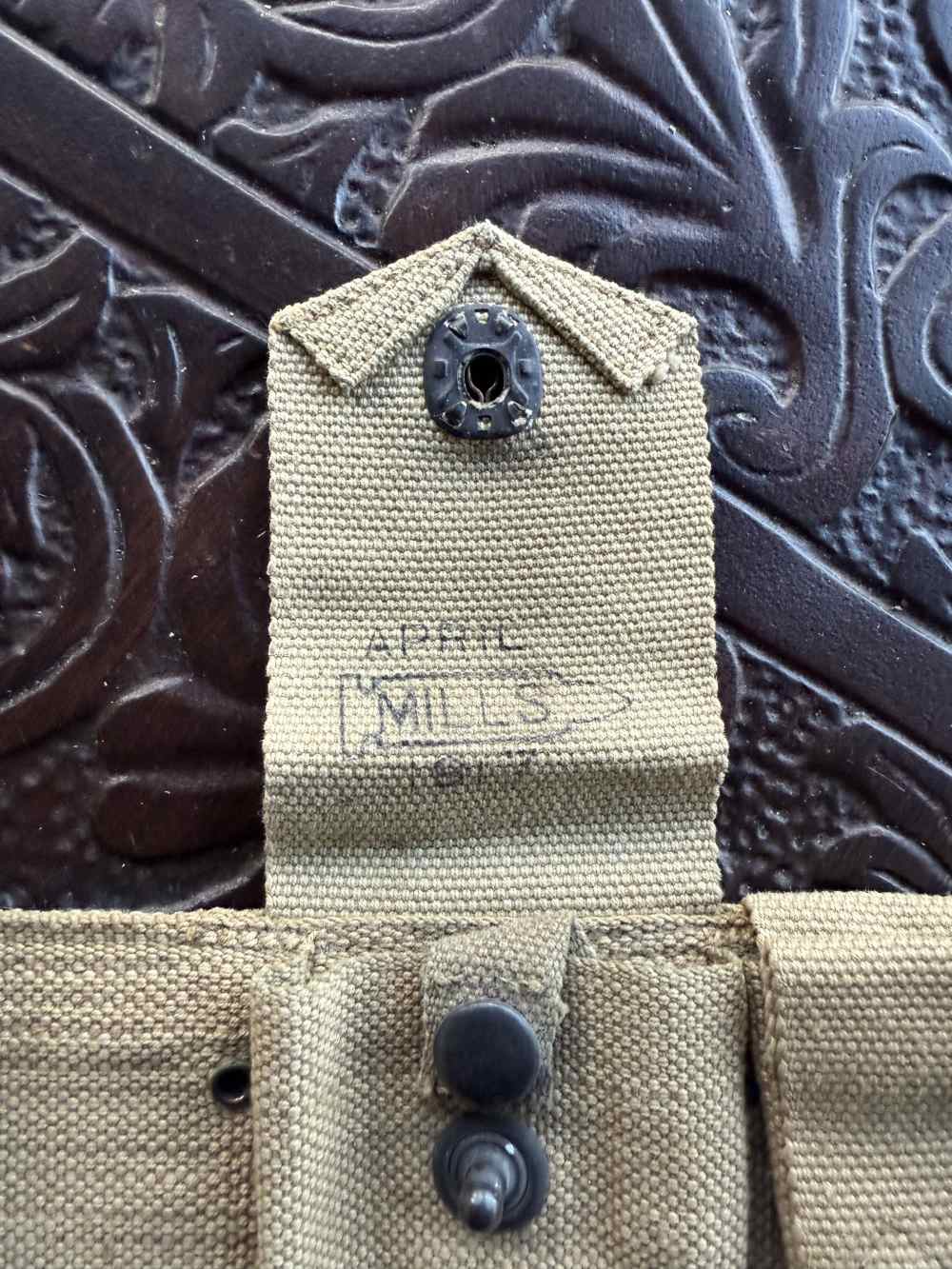MODEL 1912 CAVALRY CARTRIDGE BELT COMPLETE FUNCTIONAL.-img-6