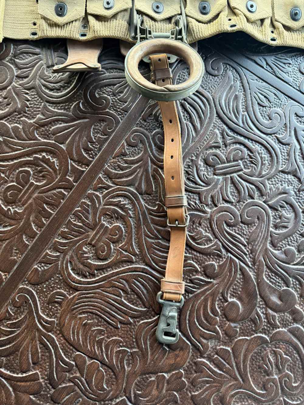 MODEL 1912 CAVALRY CARTRIDGE BELT COMPLETE FUNCTIONAL.-img-3