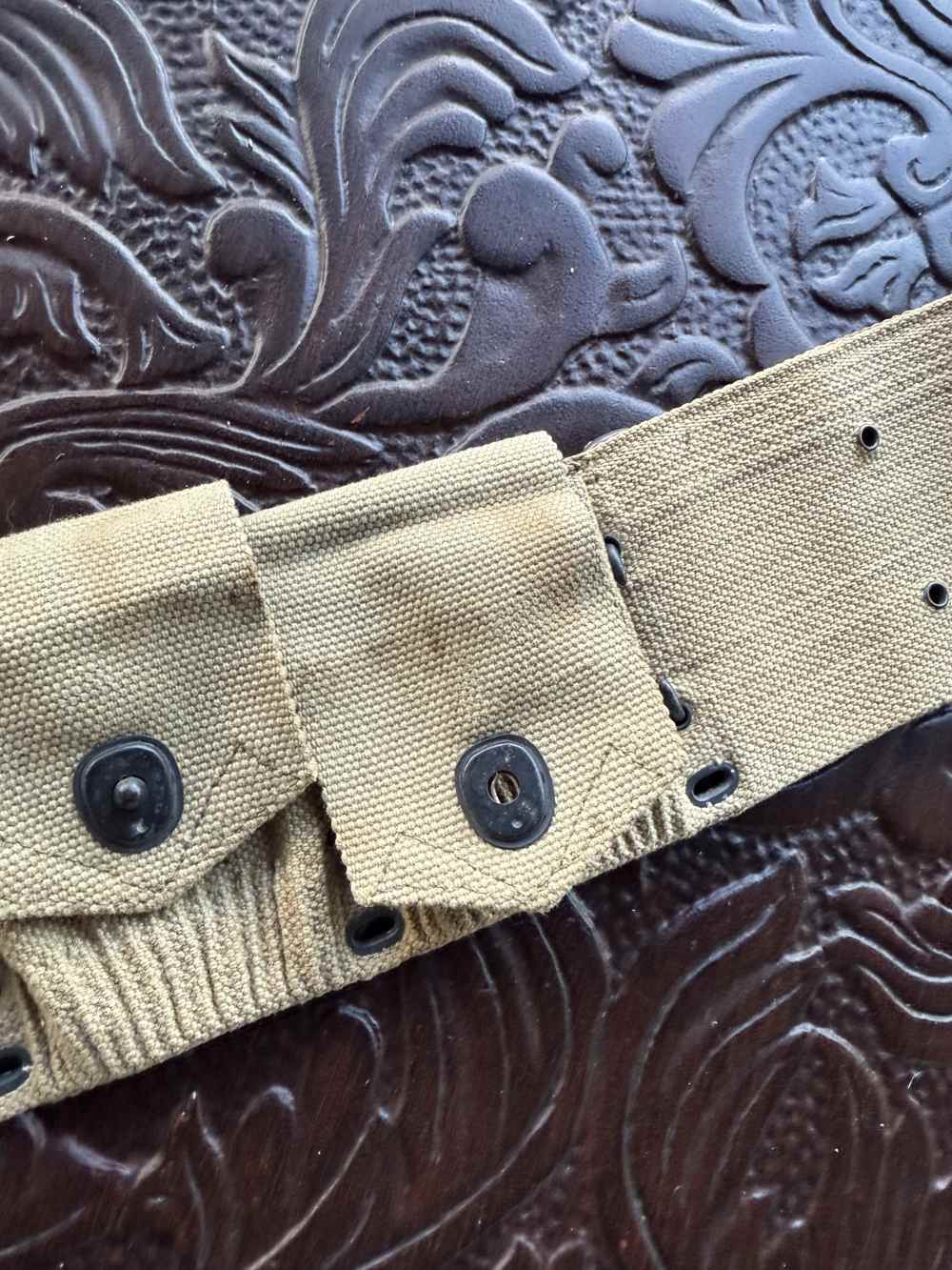 MODEL 1912 CAVALRY CARTRIDGE BELT COMPLETE FUNCTIONAL.-img-7