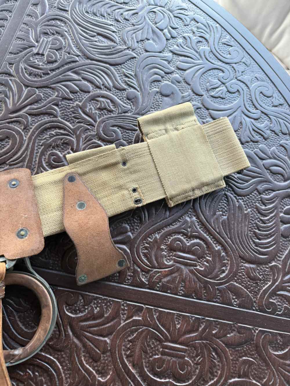 MODEL 1912 CAVALRY CARTRIDGE BELT COMPLETE FUNCTIONAL.-img-13