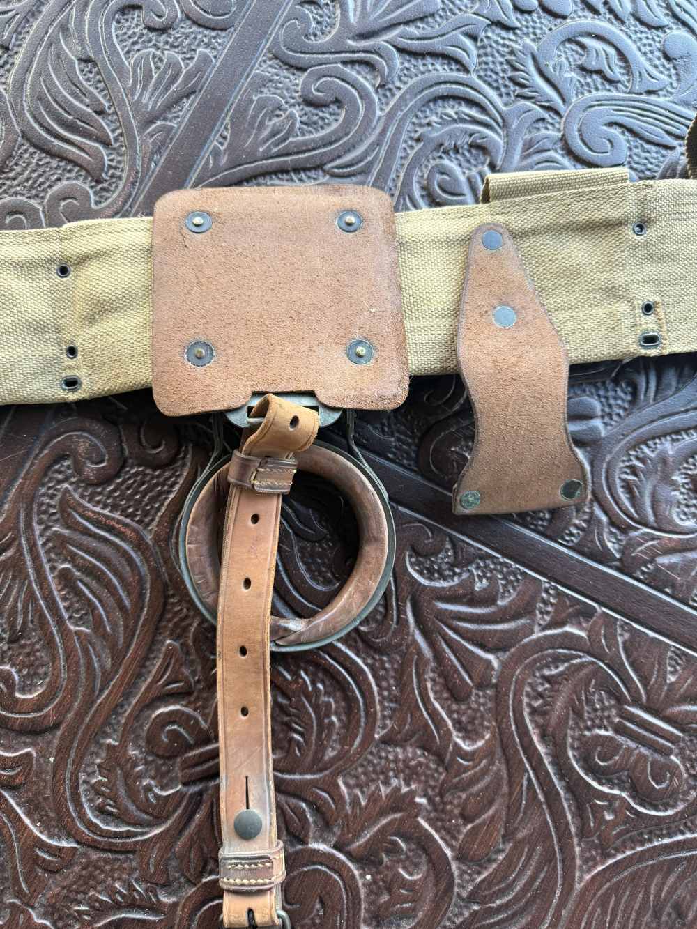 MODEL 1912 CAVALRY CARTRIDGE BELT COMPLETE FUNCTIONAL.-img-10