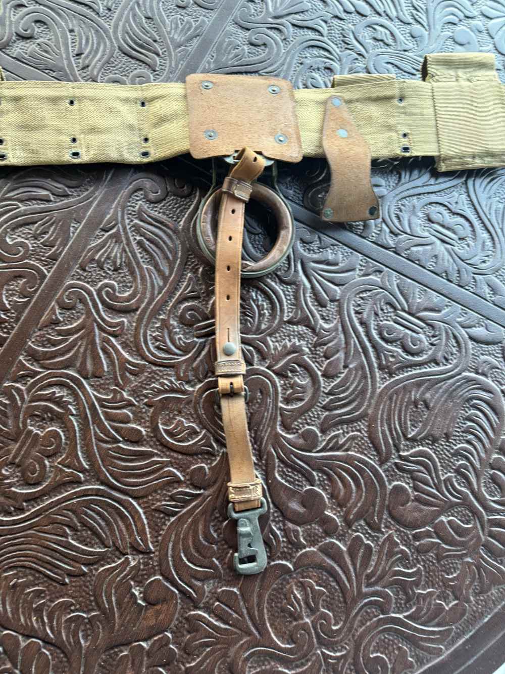 MODEL 1912 CAVALRY CARTRIDGE BELT COMPLETE FUNCTIONAL.-img-11