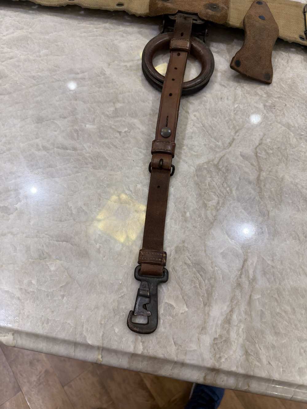 MODEL 1912 CAVALRY CARTRIDGE BELT COMPLETE FUNCTIONAL.-img-11