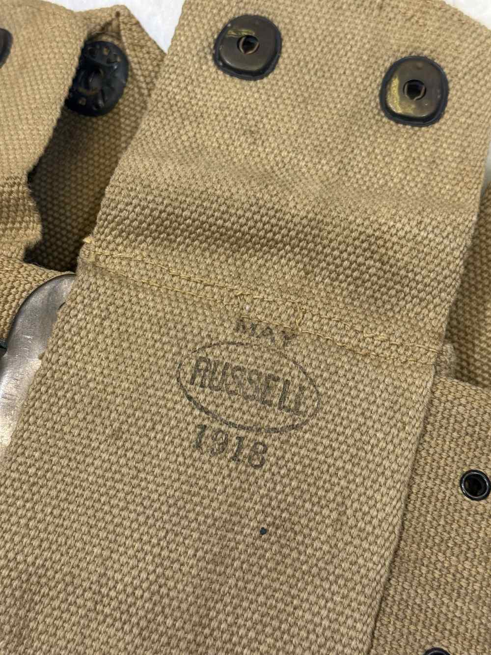 MODEL 1912 CAVALRY CARTRIDGE BELT COMPLETE FUNCTIONAL.-img-6