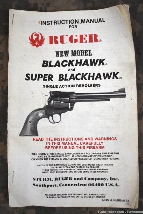 Ruger New Model Super Blackhawk in 44 Mag made 1985-img-12
