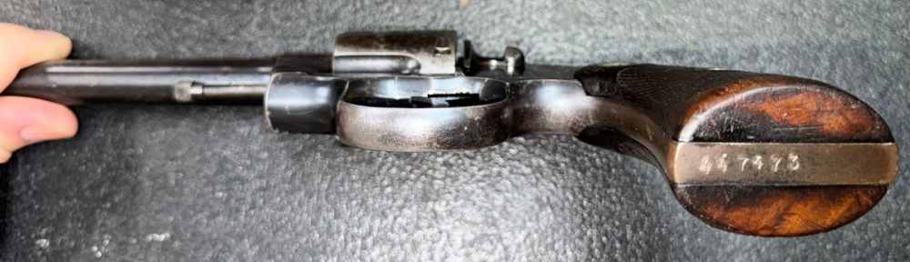 Colt Army Special .38 Special Revolver 5" Barrel Blued Walnut Grips 1920-img-9