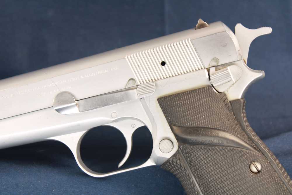 (42763)USED 1976 Browning Hi-Power 9 MM 4.5" barrel W/ (3) Magazines -img-6