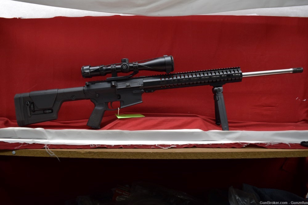 (29028)USED CMMG MK3 6.5 Creedmoor 24" barrel W/ Vortex scope & Bipod-img-0