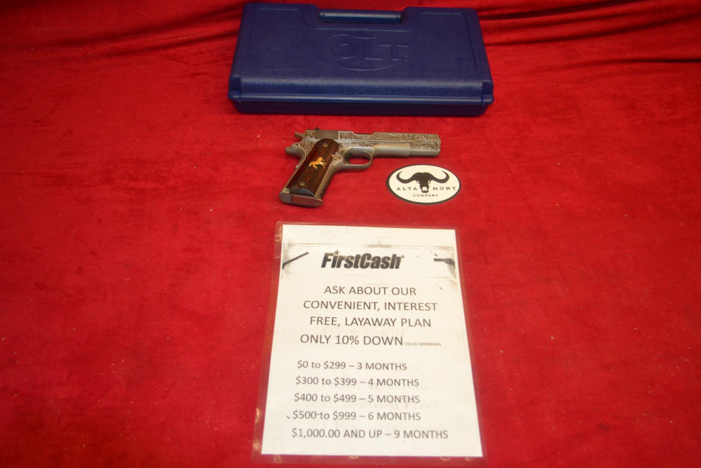 Colt 1911 Government 45ACP 5"Barrel "AAA Grade Scroll Engraving".-img-0