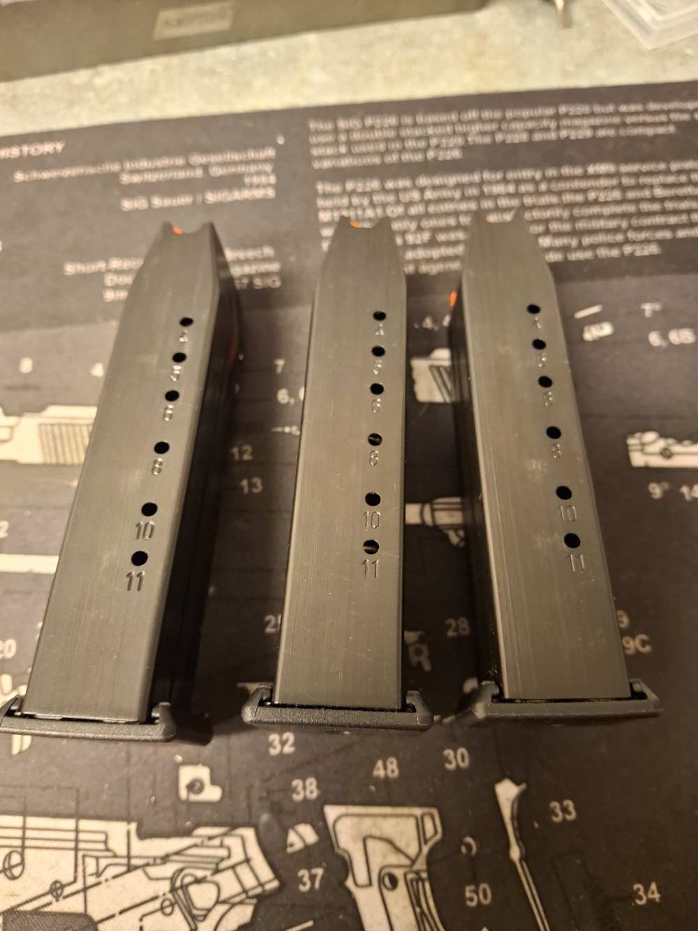 Walther PPQ M2 Magazines .40 S&W 3 Pack-M1 Cutout-img-1