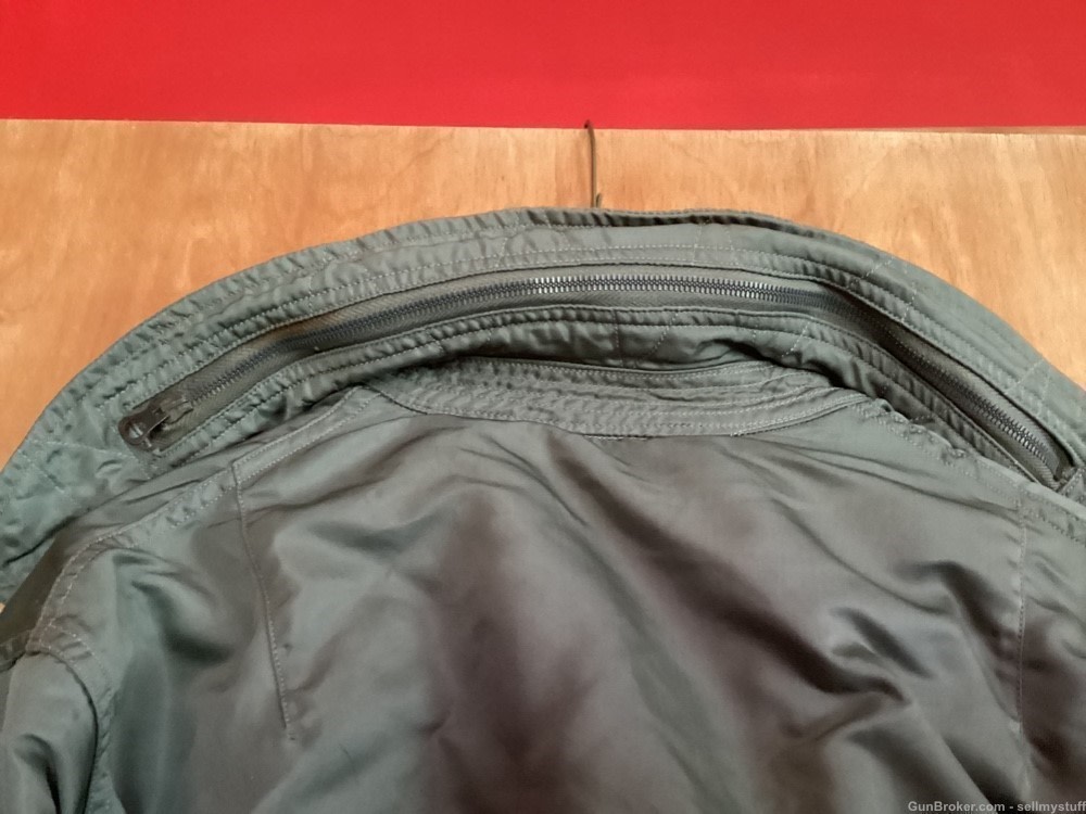 USAF Flight Suit Coverall Flying Mens  1/P Green , LARGE, Long ,Korean War.-img-6