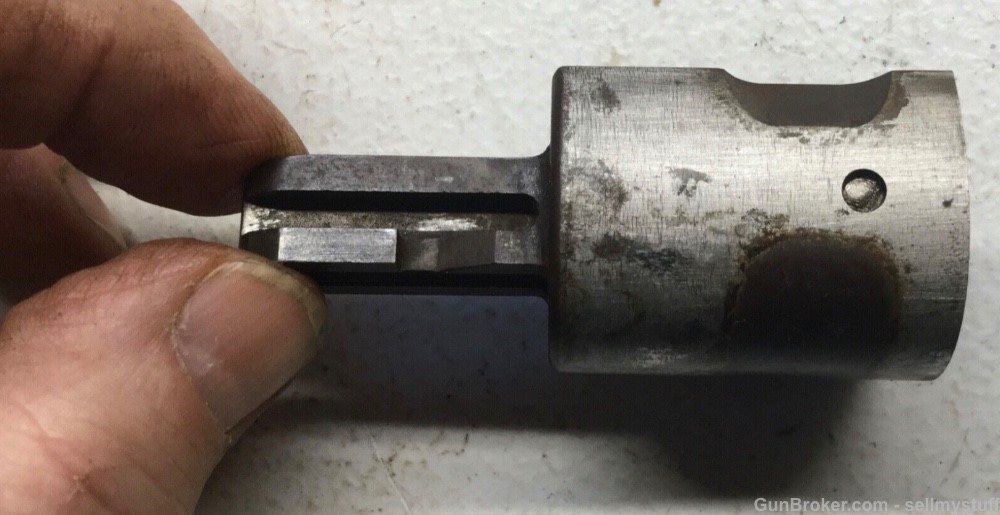Mauser Bayonet Lug w / pin SHORT version  2 3/4” long  original vintage use-img-2