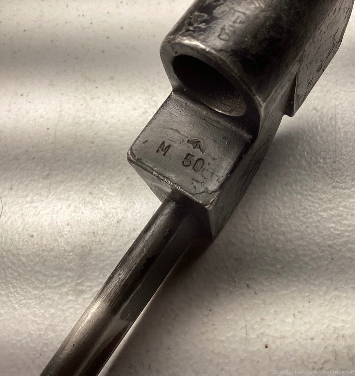 No 9 MK 1, M50 British Bayonet by BYFORDS LTD  VERY RARE , READ -img-3