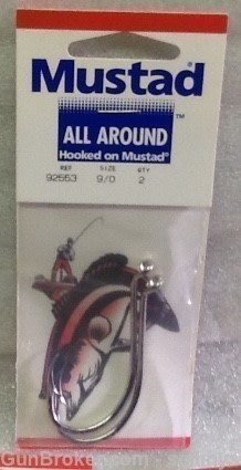 20 New Large Mustad 9/0 NICKEL Beak , Octopus Hooks ,Salwater or Fresh ,925-img-4