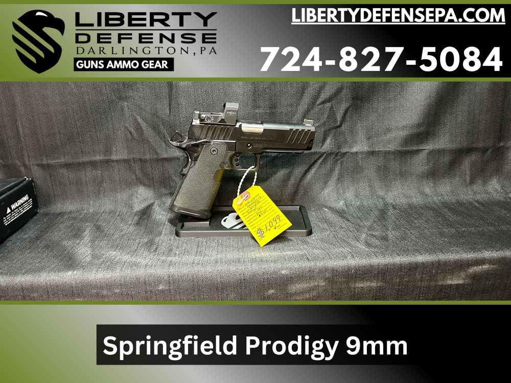 Springfield Armory 1911 DS Prodigy 9mm with HEX Dragonfly Optic-img-0