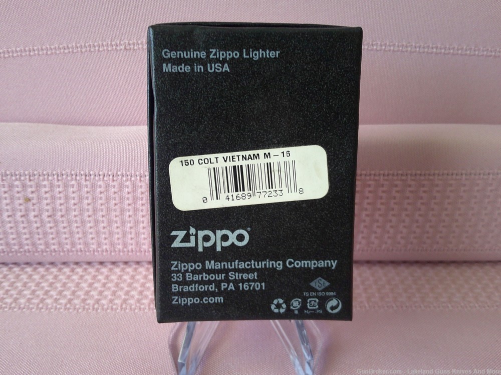 Only 150 USA Made Rare Case XX Zippo Colt Vietnam M-16 Firearms Lighter!-img-42