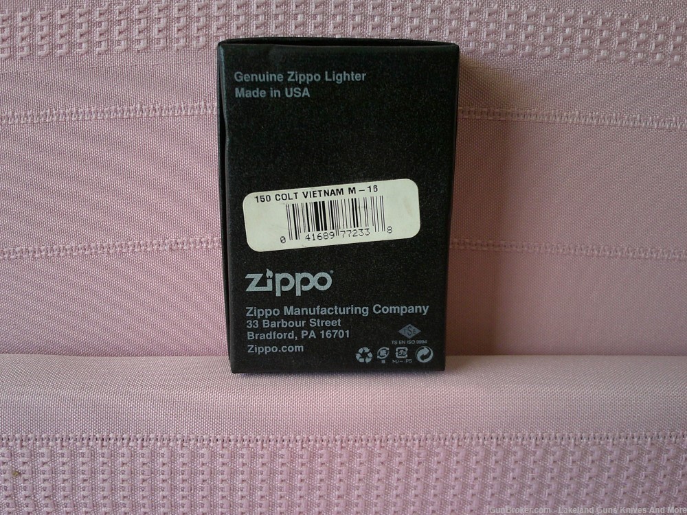 Only 150 USA Made Rare Case XX Zippo Colt Vietnam M-16 Firearms Lighter!-img-40