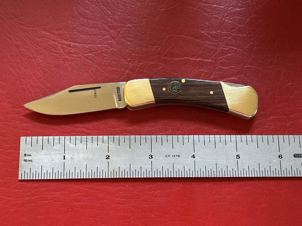 Vintage 1980’s Falcon Italy Handmade Small Lock Back Pocket Knife NOS-img-12