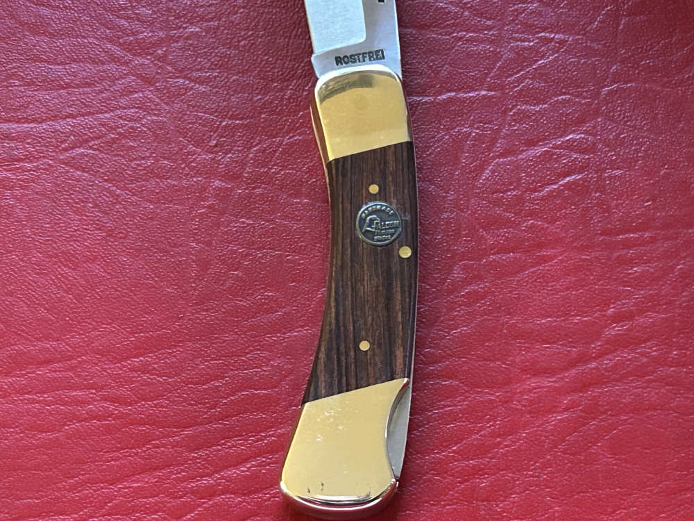 Vintage 1980’s Falcon Italy Handmade Small Lock Back Pocket Knife NOS-img-3