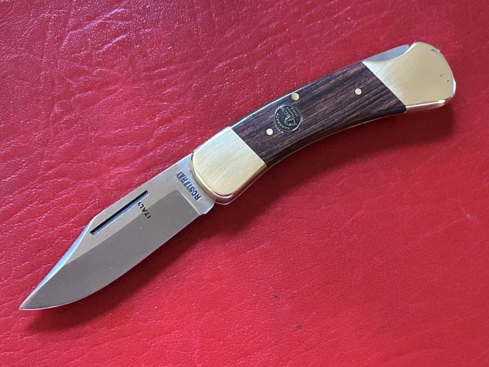 Vintage 1980’s Falcon Italy Handmade Small Lock Back Pocket Knife NOS-img-1