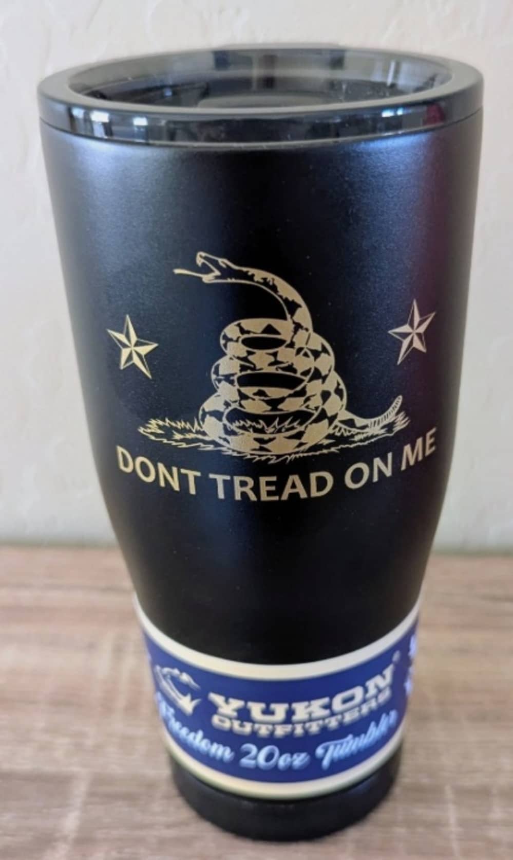 New 20 oz Yukon Stainless Steel “ Don't Tread On Me " Gadsden Tumbler-img-0