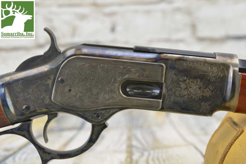 UBERTI RIFLE 342811 MODEL 1873 *LIMITED EDITION* SHORT RIFLE DELUXE, 45 COL-img-6