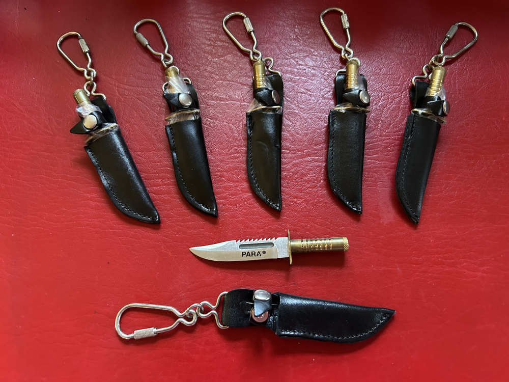 Six Vintage MKM Maniago Knife Makers Association Italy Mini Survival Knives-img-0