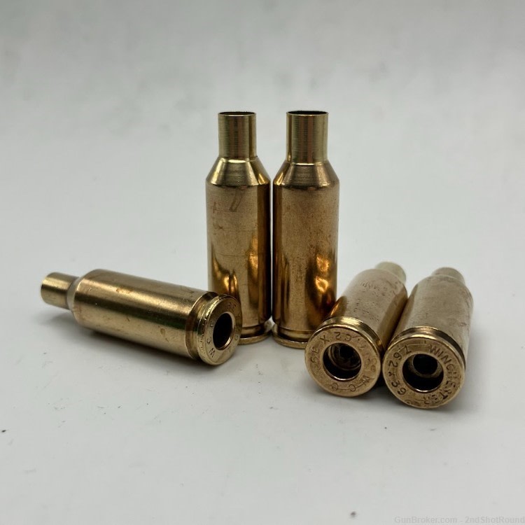 220 Russian [Formed from 7.62x39] Brass Casings (100 Casings)-img-0