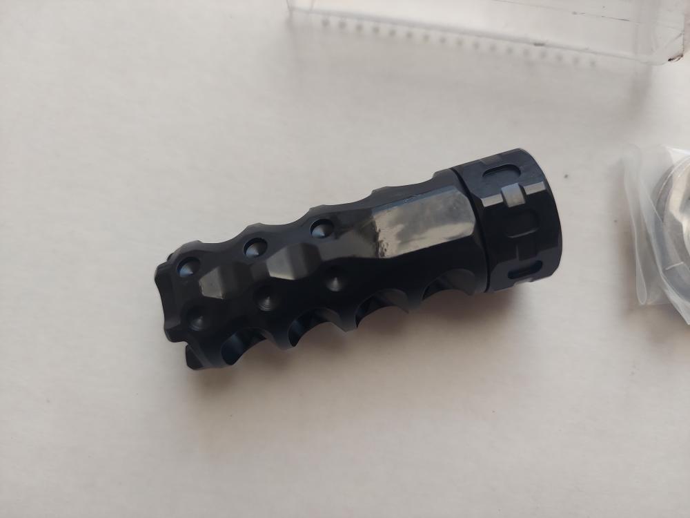 Precision Armament Hypertap Muzzle Brake .450 Cal. 5/8-32 400 Stainless-img-4