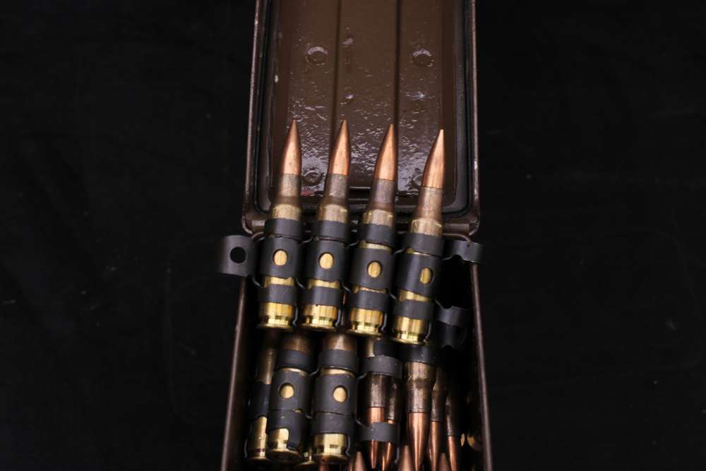 160 Rds British 7.62x51 NATO Linked Ball L2A2 Ammo in Original RG Can-img-8