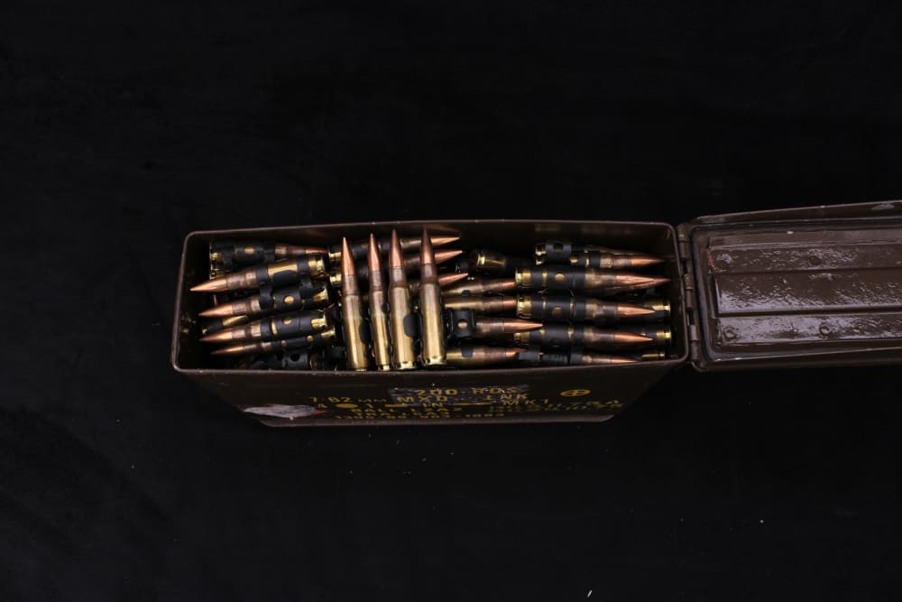 160 Rds British 7.62x51 NATO Linked Ball L2A2 Ammo in Original RG Can-img-6