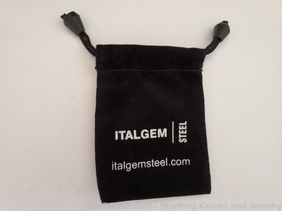 ITALGEM STEEL Men's Onyx Gemstone Stretch Bead Bracelet.8.7".BB3L.*REDUCED*-img-3