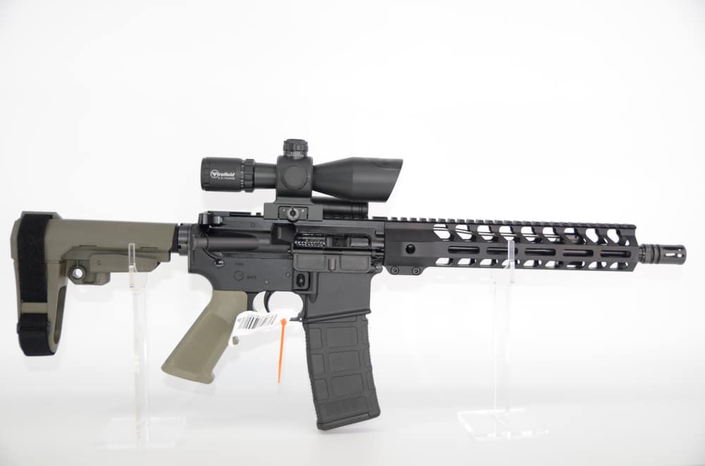 Palmetto State Armory PSA 11.5" Carbine 5.56 SB3 OD Green Firefield Scope-img-0