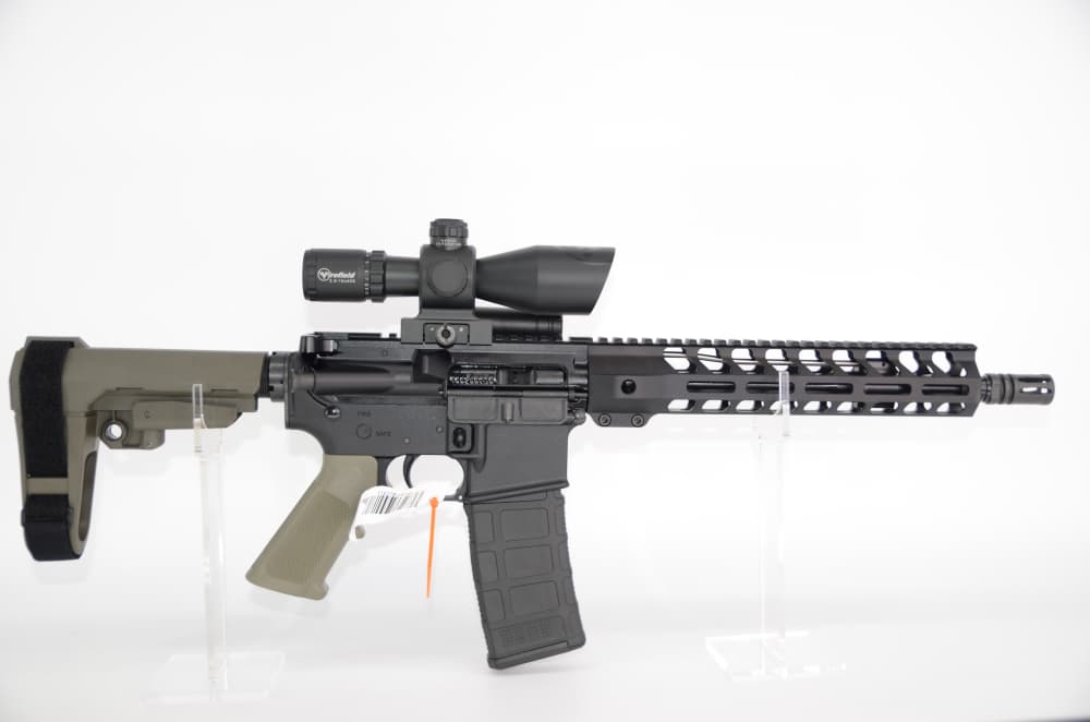 Palmetto State Armory PSA 11.5" Carbine 5.56 SB3 OD Green Firefield Scope-img-1