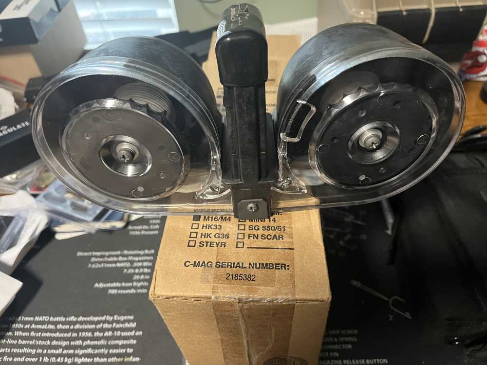 Pre-ban NIB Beta C-Mag M-16/M4/AR-15 100 rnd Drum 5.56/223-img-0