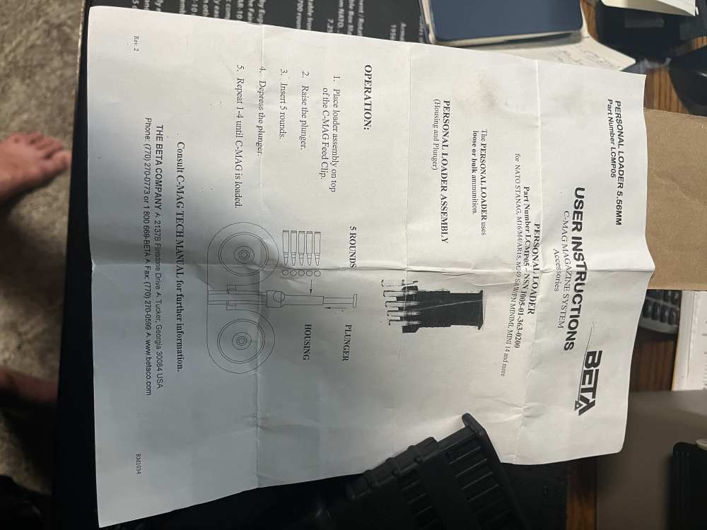 Pre-ban NIB Beta C-Mag M-16/M4/AR-15 100 rnd Drum 5.56/223-img-7